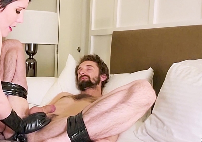 Latex Glove Anal Fingering